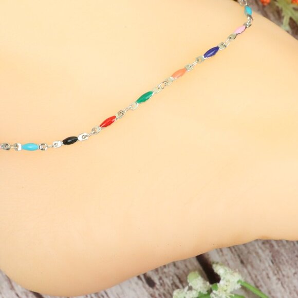 Dainty Anklet for Women – Elegant Everyday Jewelry & Perfect Gift | MLCRC1319 - Picture 2 of 10